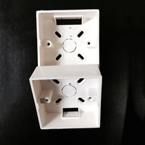 PVC thickened clear bottom box 86 type concealed bottom box Clear box base wire slot bottom socket bottom box 86*86