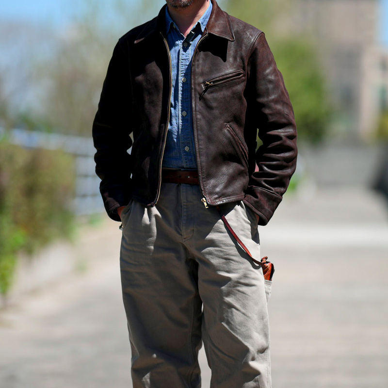 Matte Vintage Distressed American-Style Men's Jacket Made of Thick Brushed Horsehide Leather, 1930S Short Style, Niche Leather Clothing Matte Vintage Distressed American-Style Men's Jacket Made of Thick Brushed Horsehide Leather, 1930S Short Style, Niche Leather Clothing