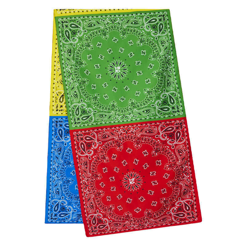 *Rtvg*Retrovegas Patchwork Contrasting Paisley Scarf Shawl *Rtvg*Retrovegas Patchwork Contrasting Paisley Scarf Shawl