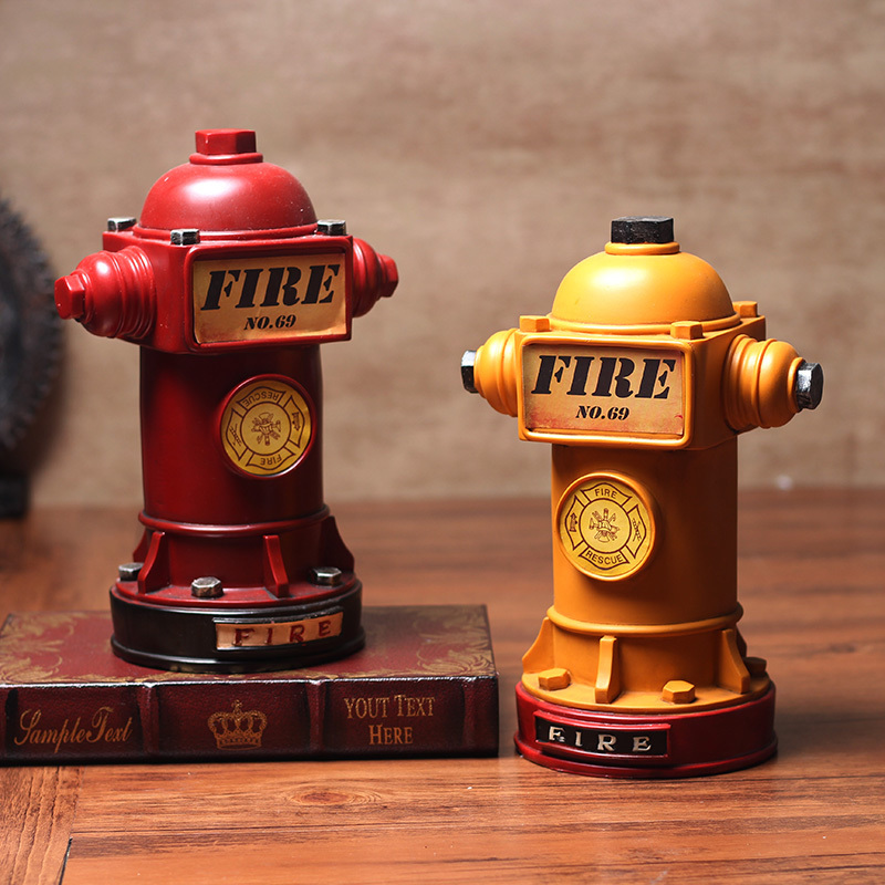 American British industrial style retro LOFT fire hydrant home creative props bar decoration display decoration set