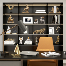 Ornaments Modern light luxury high-end home accessories Office decoration ornaments Bookcase new Chinese style living room crafts