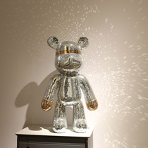 Net red violent bear landing large ornament living room TV cabinet office light luxury high-end sofa next to large handicrafts