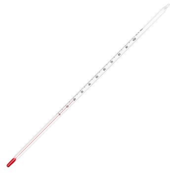 Red mercury thermometer industrial laboratory home precision glass alcohol breeding greenhouse special water temperature meter