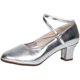 Women's High-Heeled Round-Toe Chunky Heel Leather Shallow Mouth Ballroom Dance Shoes Modern Dance Shoes Square Dance Leather Shoes Dance Flats