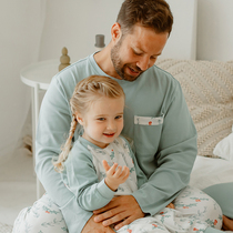 Nest Designs Christmas Collection Limited Mens Cotton Long Sleeve Homewear Pajamas Set