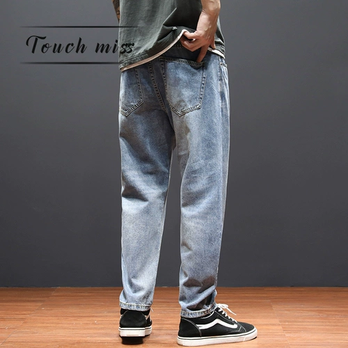 Летние джинсы, штаны, большой размер, свободный крой