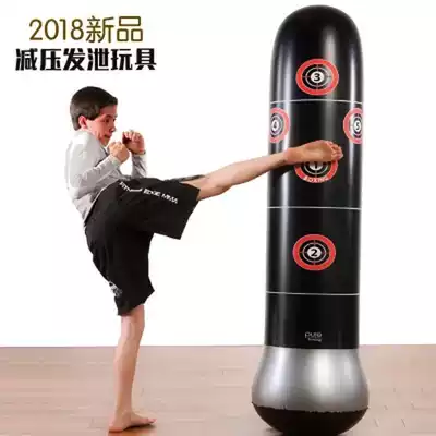 Human shape boxing sandbag tumbler vertical household adult Sanda training rubber dummy sandbag
