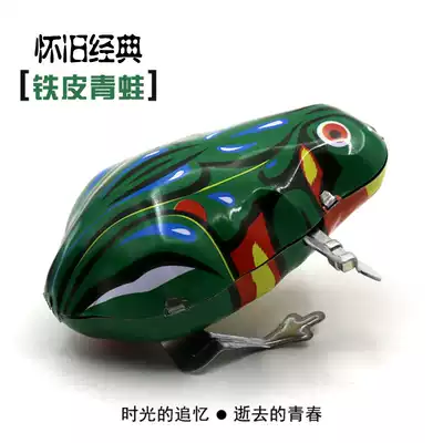 80 after nostalgic classic creative children gift iron frog nostalgic hair toy hot selling stalls supply toys