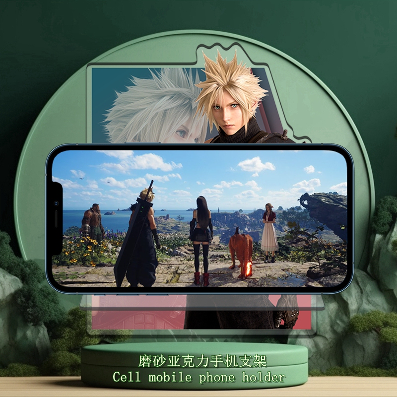 Final Fantasy 7 Remake Ff Vii Ff7 Remastered Edition Alice Game Peripheral Phone Stand Gift