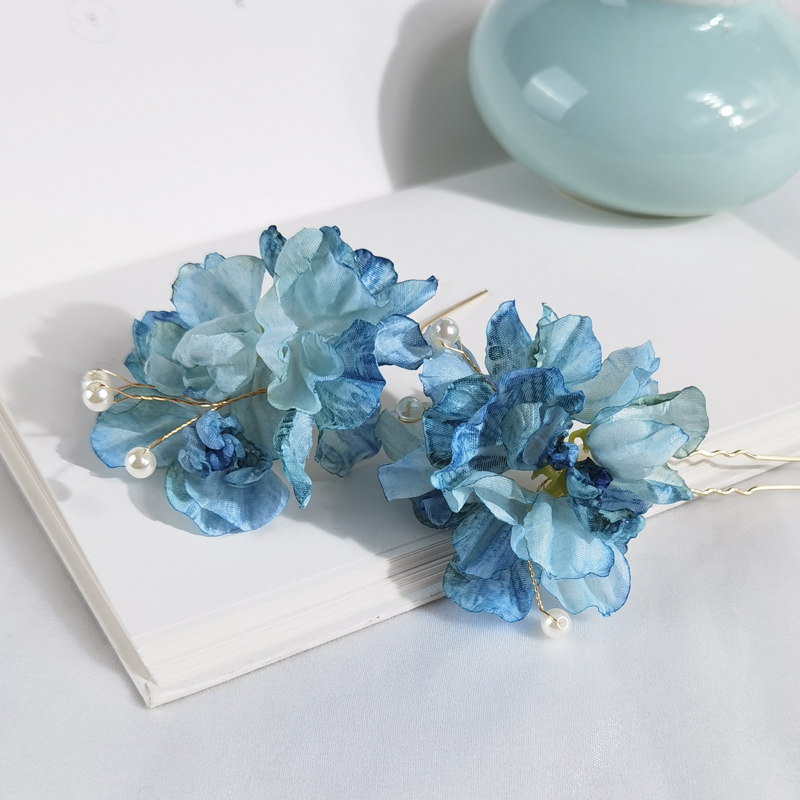 Hanfu Ancient Costume Tang Style Ming Dynasty Hair Accessories Small U-Shaped Hairpin Forest Style Floral Fresh Hairpin Ancient Style Everyday Versatile Super Elegant Hanfu Ancient Costume Tang Style Ming Dynasty Hair Accessories Small U-Shaped Hairpin Forest Style Floral Fresh Hairpin Ancient Style Everyday Versatile Super Elegant