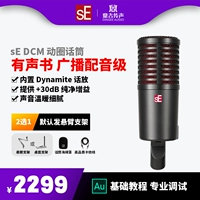 SE DCM Professional Dynamic Circle Microphone Sound Book ЗАПИСИ РАДИО РАДИО СПЕЦИАЛЬНОЕ ОБОРУДОВАНИЕ Специальное микрофон