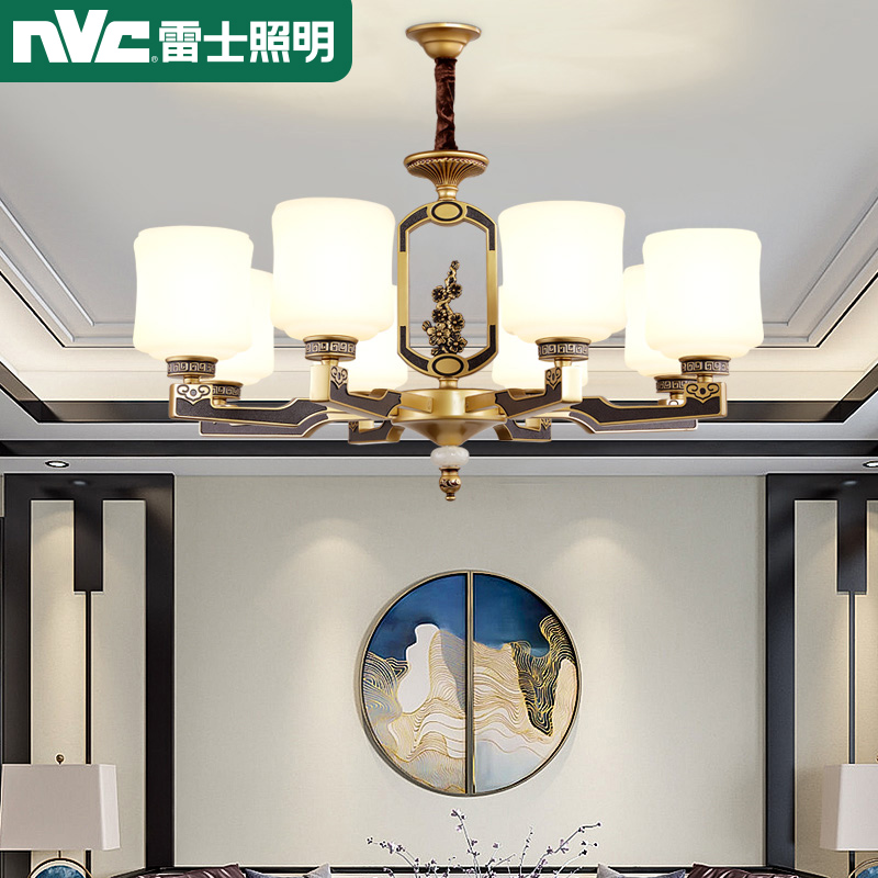Nex lighting new Chinese chandelier living room lamps atmospheric dining room bedroom lamps study antique Chinese style lamps