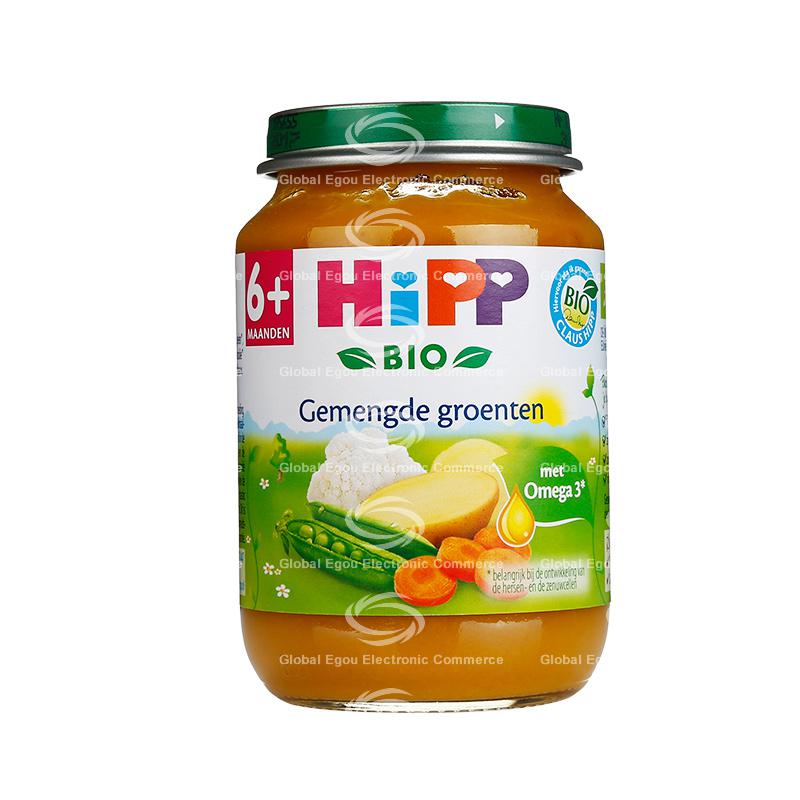 德国hipp婴儿有机多种蔬菜泥6个月+ 190g