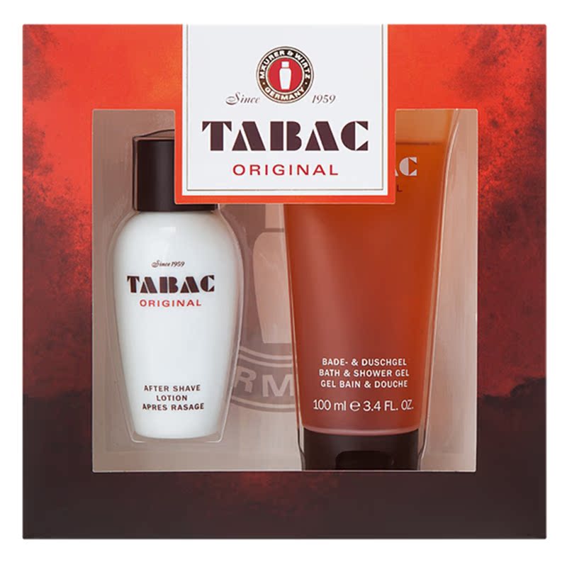 【荷兰直邮】德国Tabac镇静皮肤须后香水(50ml) +沐浴啫喱(100ml)