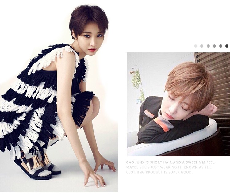 Perruque cheveux raides Court - Ref 2612714 Image 10