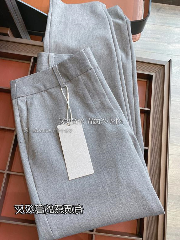 Brand Fold Discount Store Mall Withdrawal Of Women's Foreign Trade Clippings Pendant SLIM COMMUTE 100 HITCH 90% WEST DRESS PANTS NEW