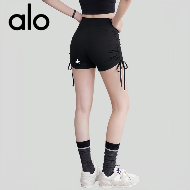 Aio Butt-Lifting Yoga Shorts for Women, Running Sports Shorts, Pilates Training Clothes, High-Waisted Tummy Control Fitness Hot Pants