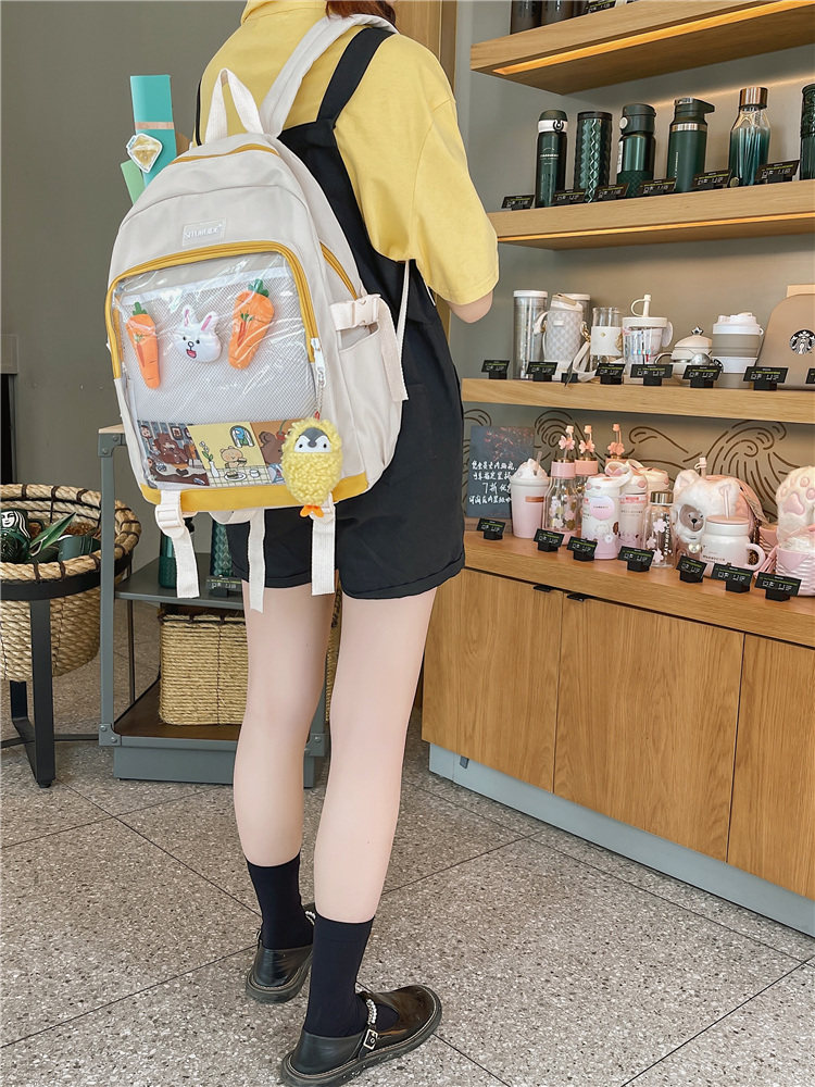 2021 new campus youth cute girl soft girl style Japanese and Korean Sen Department ins backpack junior high school students