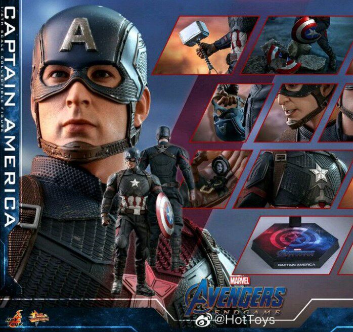 Pursuit of a single HOTTOYS HT MMS536 Avengers 4 USA Captain Captain America