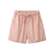Amy yêu quần ống rộng nữ cao eo rủ 2019 mới hè co giãn eo thể thao quần cotton giản dị - Quần short shop đồ nữ