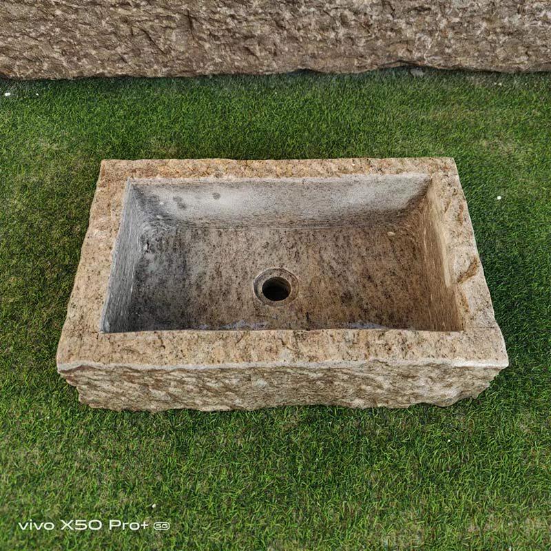 Old Stone Trough Pool Wash Basin Long Stone Trough Mop Pool Fish Farming Stone Basin Cow Trough Courtyard Kindergarten Creative Pool