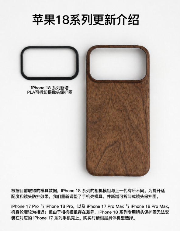 Dark Wood Grain iPhone Case