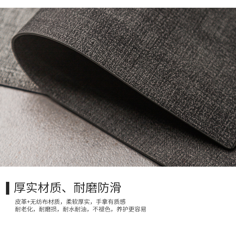 Porcelain color beautiful northern west creative pot mat leather waterproof antiskid insulated household table mat mat plate mat cup mat