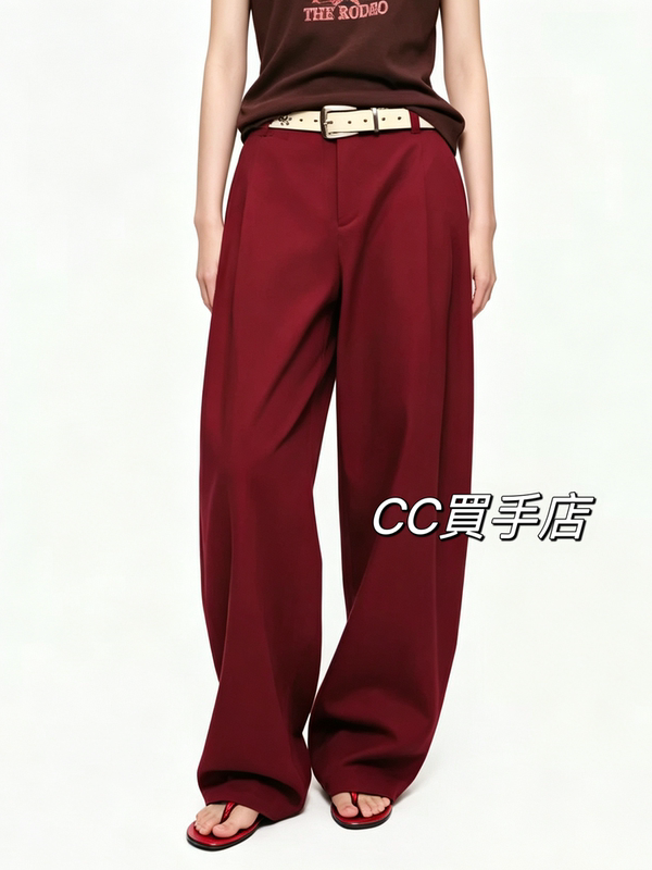 Casual Pants 2026 Autumn New Cotton Antibacterial Loose Long Straight Wide-Leg Dress Pants for Commuting Mbf3Patt08
