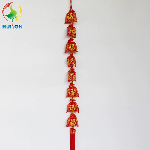 Пеппер -подвесная украшение благословения сумки Сумка Spring Festival Ежегодные фейерверки Весенний фестиваль декоративные принадлежности