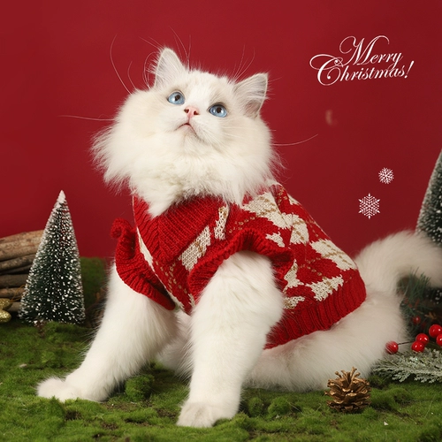 Праздничнный красный демисезонный пуховик, удерживающий тепло зимний свитер