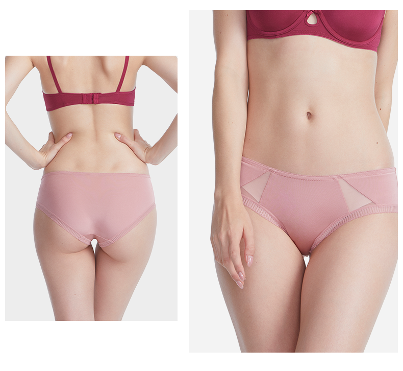 6IXTY8IGHT 68 màu đơn giản thời trang đơn giản thoải mái cotton nữ đồ lót nữ PT06389 quần lót nâng mông