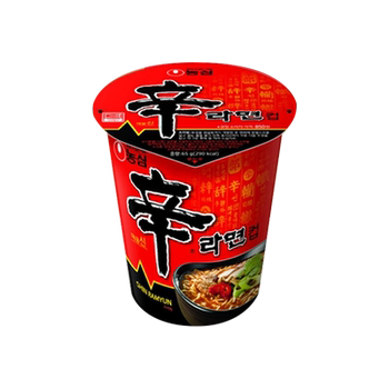 Nongshim Cup Ramen Small Cup Noodles Korean Imported Mushroom Beef Noodles Instant Ramen Instant Noodles Late-Night Snack Cup Noodles