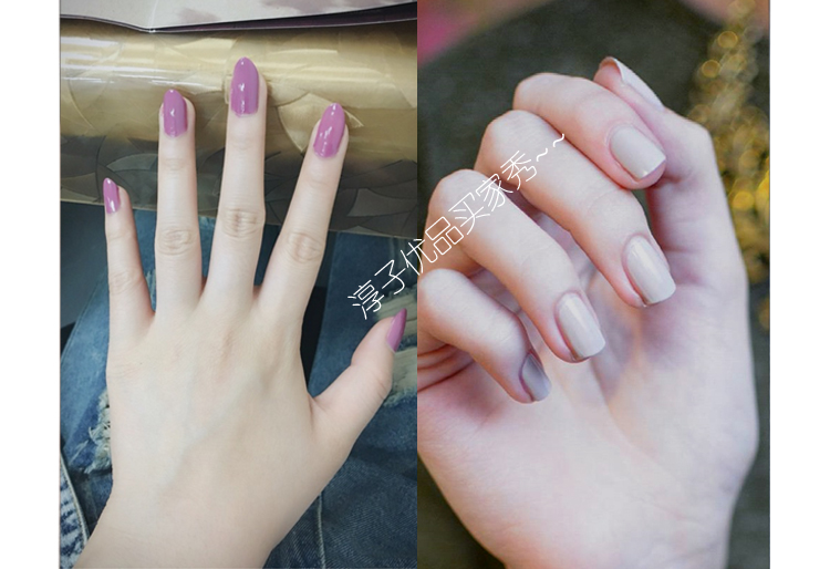 Bộ sơn móng tay không độc hại thân thiện với môi trường, không thấm nước, khô nhanh, lâu trôi, không phai màu, xanh dương, xanh nước biển, xanh đậm, trắng - Sơn móng tay / Móng tay và móng chân sơn móng tay 3ce