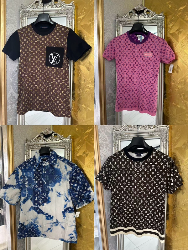 Lv Louis Vuitton Sample Clothing T-Shirts/Shirts/Dresses/Knitted Tops Special Price for French Employees to Purchase