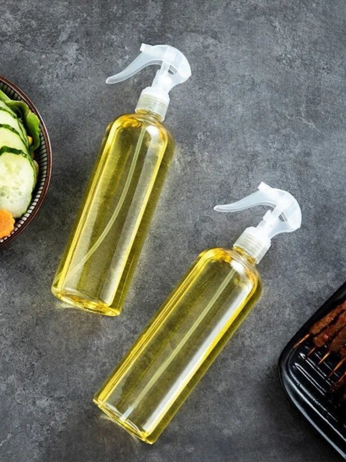 Japanese-Style Oil Spray Bottle, Atomizing Oil Bottle, Kitchen Household Plastic Spray Bottle, Barbecue Oil Bottle, Olive Oil Spray Bottle, Spray Bottle