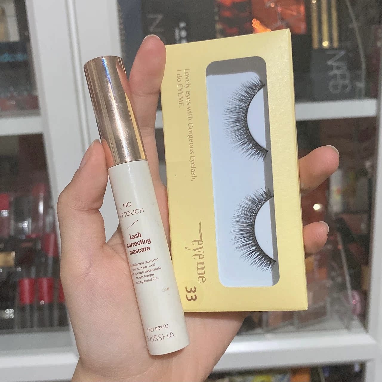 Zhang Yuan Ying Tongan South Korea Missha Mystery Eyelash Eyelash Correction Paste Transparent Stereotyped Lasting Solid Root Root