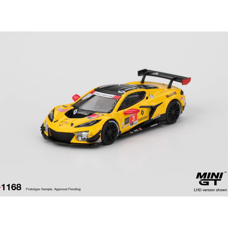 Mini Gt1:64 # 1168 Chevrolet Z06 Gt3 New Simulation Alloy Car Model