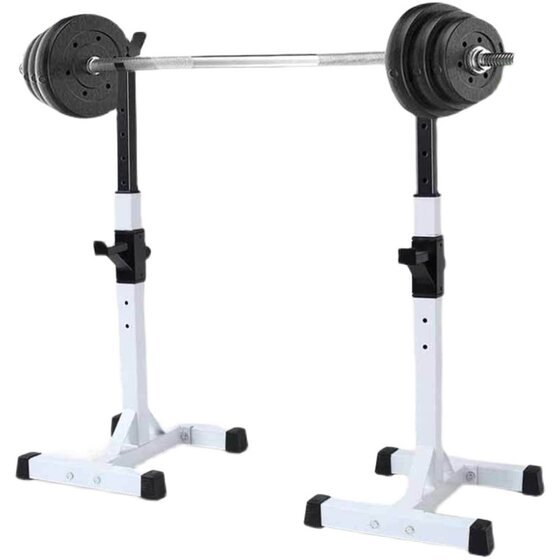 Split Squat Rack, Bench Press Rack, Barbell Rack, Weightlifting Rack, Squat and Bench Press Rack, Home Fitness Equipment, Unisex Barbell Rack