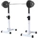 Split Squat Rack, Bench Press Rack, Barbell Rack, Weightlifting Rack, Squat and Bench Press Rack, Home Fitness Equipment, Unisex Barbell Rack