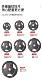 Gym Barbell Plates Made of Pure Cast Iron, Metal-Coated, Three-Hole, Hand-Grip, Universal for Large and Small Holes, Suitable for Home Use