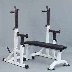 Adjustable Squat Rack Barbell Rack Weight Bench Bench Press Rack Home Fitness Equipment Set Weight Rack Dumbbell Bench