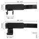 Fitness Wrist Straps with Assist Hooks, Dumbbell Grip Hooks, Pull-Up Assist Straps, Deadlift Assist Straps with Hooks