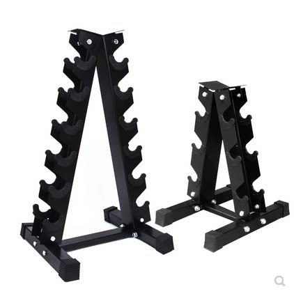 Professional gym double-layer dumbbell rack set 3 pairs 6 pairs 8 pairs 10 pairs of dumbbells storage small dumbbell rack home