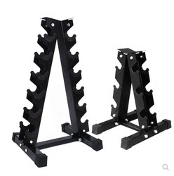 Professional Gym Double-Layer Dumbbell Rack Set 3 Pairs 6 Pairs 8 Pairs 10 Pairs Dumbbell Storage Small Dumbbell Rack for Home Use