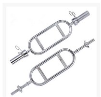 Ring solid weightlifting olympic rod Barbell rod Ring hollow Olympic rod curved rod set household dumbbell rod fitness equipment