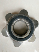 ELECTROPLATED DUMBBELL BARBELL universal accessories HEXAGON nut WITH NON-SLIP rubber pad 25MM NUT STAR mother