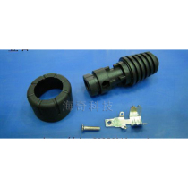 Microphone tail cover base tail glue stick with screws and nuts to protect short-term cord cover KTV conjoined wired microphone