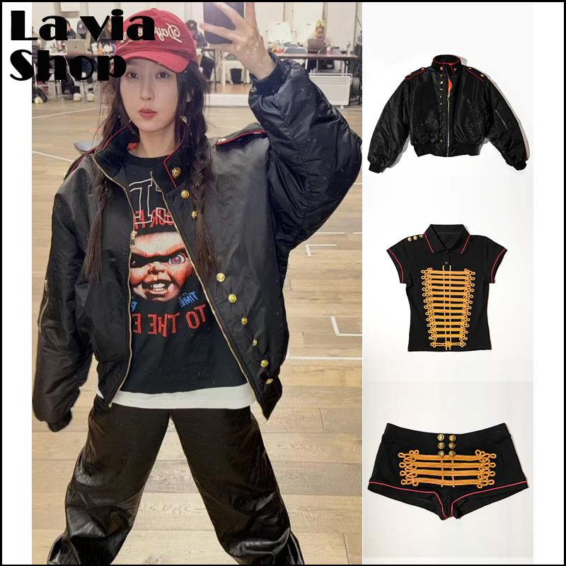 【La Via】Authentic In-Stock Praying Yu Shuxin Style Slim-Fit Top, Shorts, Baseball Jacket, and Coat