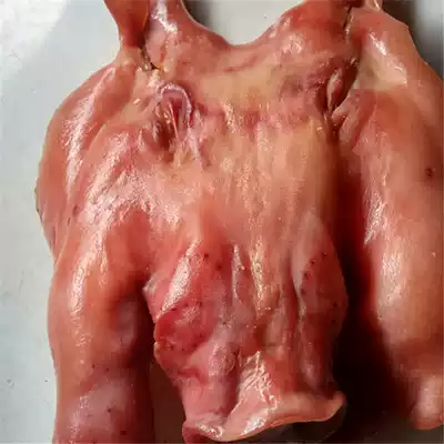 Anhui Ma'anshan salty pig head meat wax pig face pig face skin boneless with ears whole only 3 5kg non-smoked