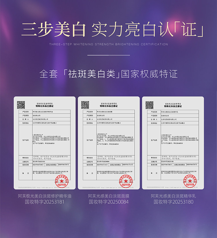 阿芙 極光美白淡斑修護玫瑰油敷膜面膜 保濕保濕舒緩提亮膚色 6片/盒